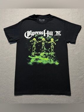 Cypress Hill IV Album T-Shirt Men’s Small Black 90s Rap Hip Hop Graphic Tee
